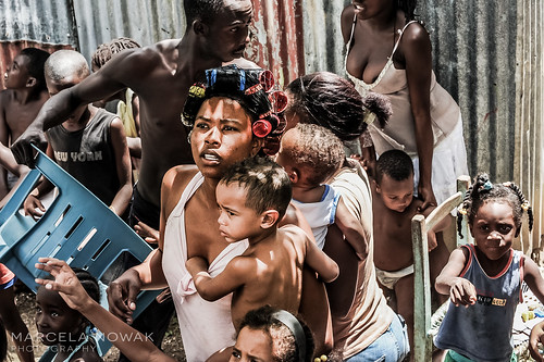 Crowd in Dominican Republic