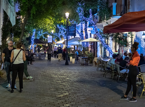 Colonial Zone at Night, Santo Domingo, Dominican Republic