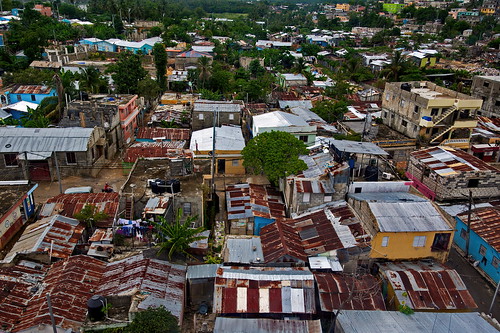 The Slum in Santo Domingo in the Dominican Republic